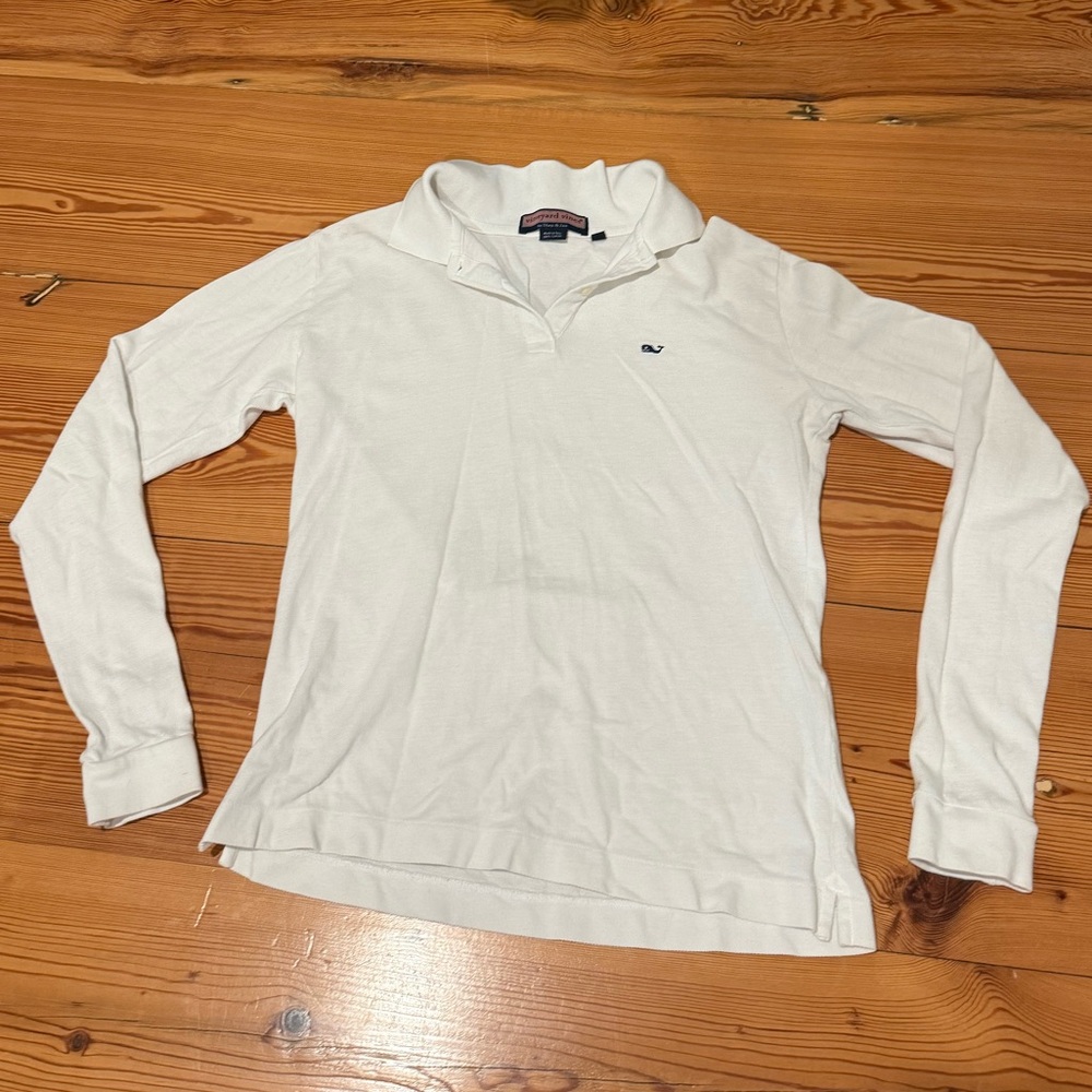Vineyard Vines Women’s Long Sleeve Polo - Size medium!